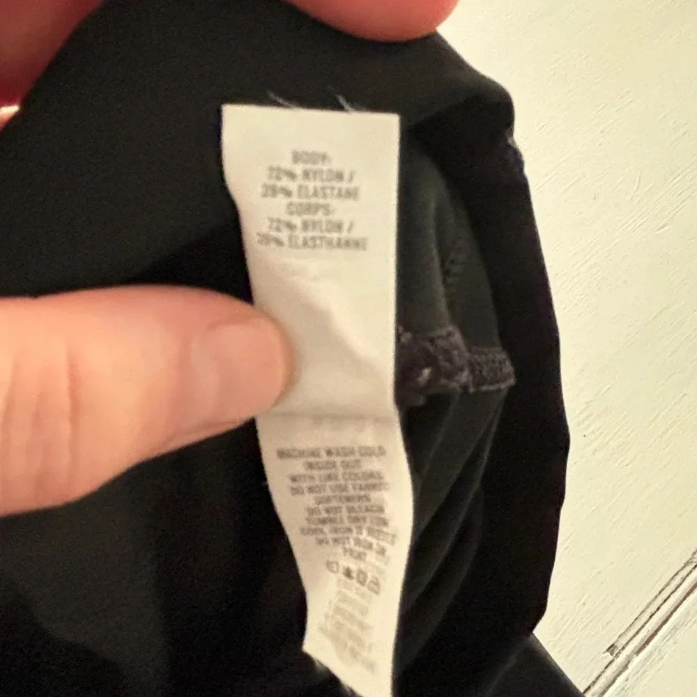 AERIE Offline Women’s Black Logo Goals 7/8 Hi-Rise Athletic Leggings SZ M (E13) - Picture 4 of 9